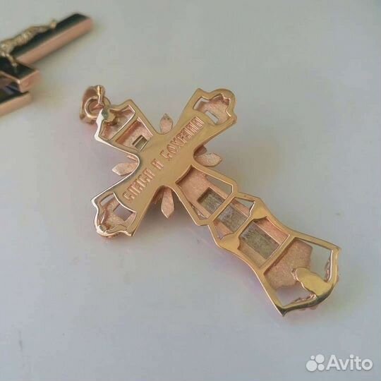Золотой крестик 15.17гр