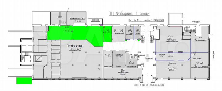 Торговая площадь, 178 м²