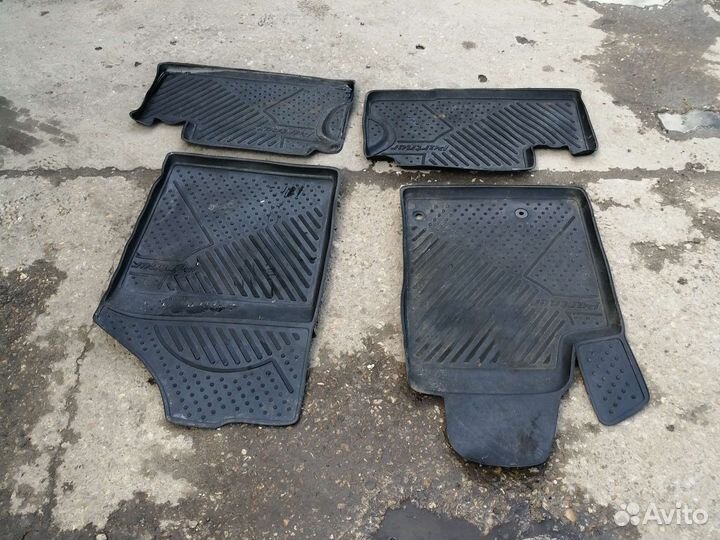 Автомобильные коврики резиновые peugeot партнёр
