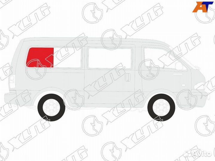 Боковое стекло кузова среднее правое SY Istana