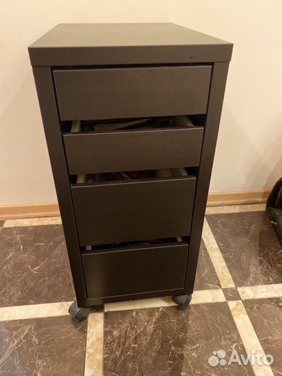Тумба на колесах к письменному столу икеа