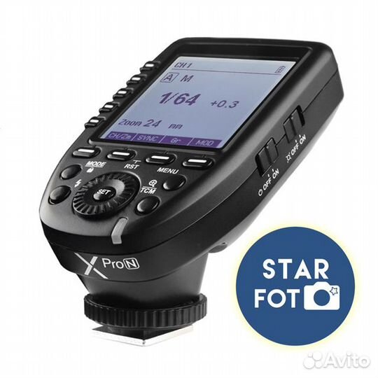 Пульт-радиосинхронизатор Godox Xpro-N для Nikon