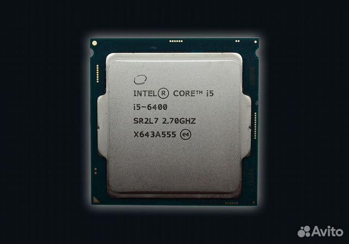 Intel Core i5-6400 socket 1151, 4 ядра, 3.2 ггц