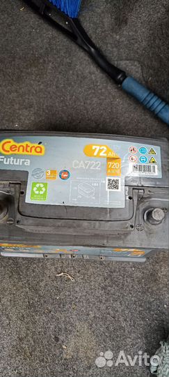 Аккумулятор автомобильный 72