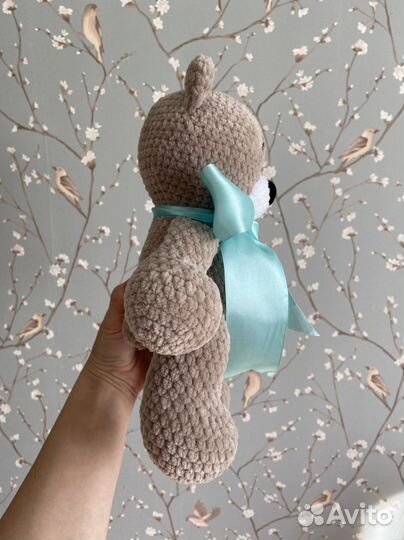 Вязаный «Мишка Тедди» ручной работы