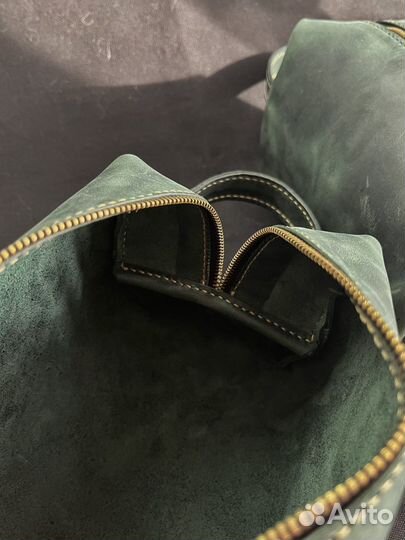 Косметичка несессер из кожи