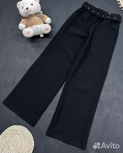 Школьные брюки синие и черные, 140-164