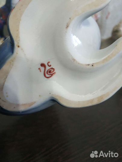 Фарфоровые штофы Рыбки Петушки