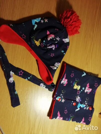 Комплект шапка, шарф