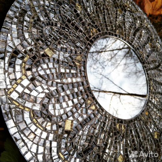 Зеркало с мозаикой «Деко» (на заказ)