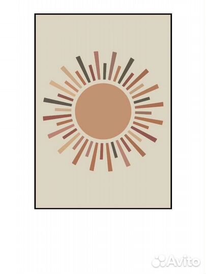 Постеры интерьерные бохо