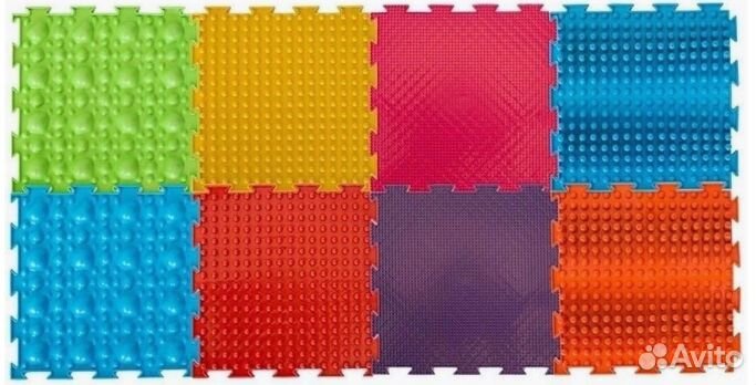 Массажный детский игровой модульный коврик