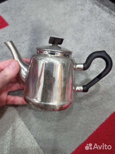 Заварочный чайник Мельхиор Кольчугино СССР