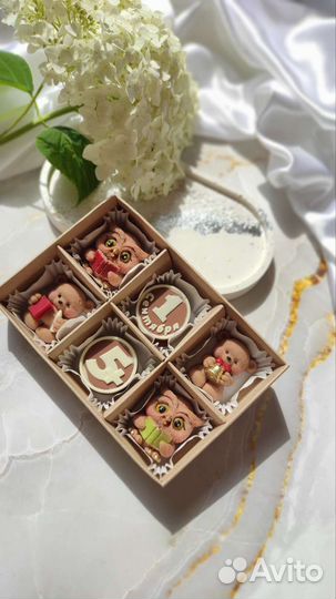 Шоколад ручной работы, подарки на 1 сентября