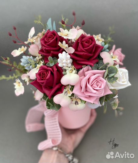 Букет из мыла ручной работы