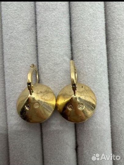 Серьги Swarovski Bella красные