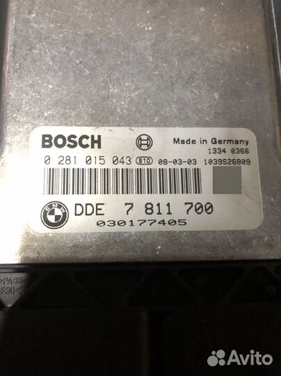 Базовый эбу DDE bmw E60, 61