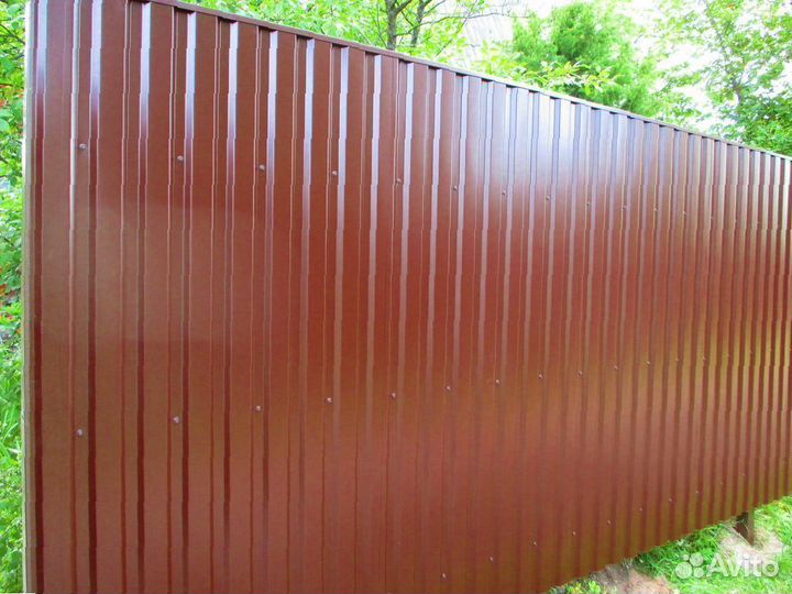 Забор из профнастила