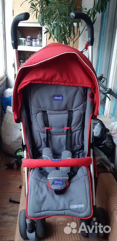 Коляска прогулка трость Chicco