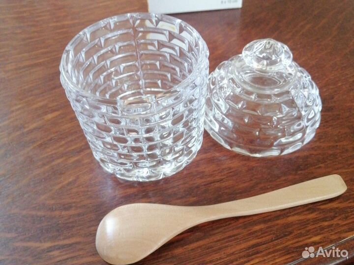 Баночка для мёда с ложкой