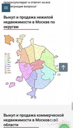 Продается топ сайт по коммерческой недвижимости