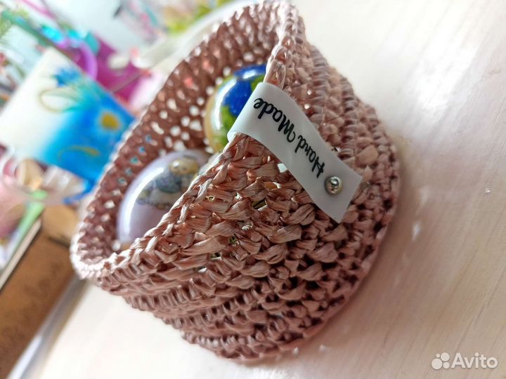 Корзинки вязаные