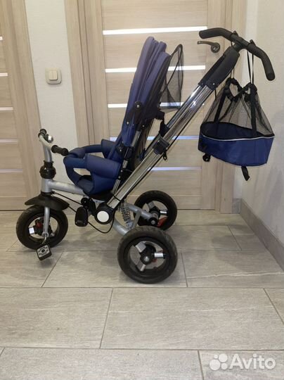 Детский велосипед с родительской ручкой