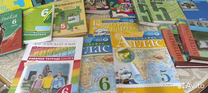 Учебники 5,6 класс