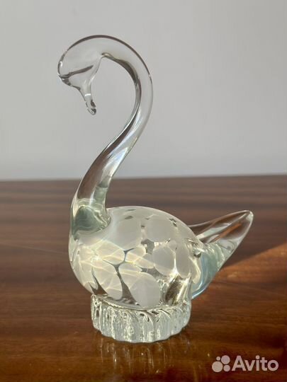Лебедь стекло СССР 13 см