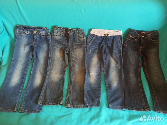 Джинсы для девочки 116р