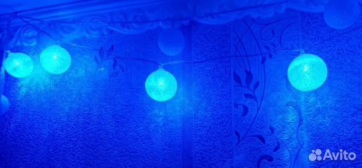 Гирлянда шарики 5 метров новые