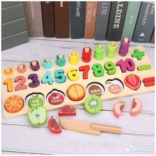 Развивающие деревянные игрушки