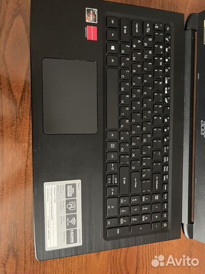 Ноутбук acer aspire 3 на ryzen5