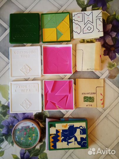 Настольные игры и головоломки СССР