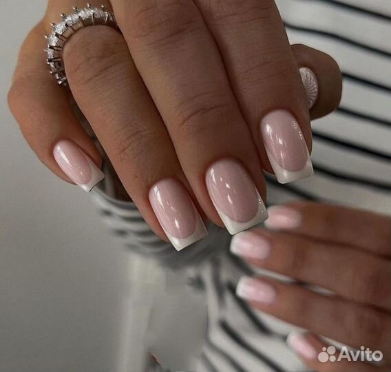 Маникюр гель лак наращивание, укрепление ногтей