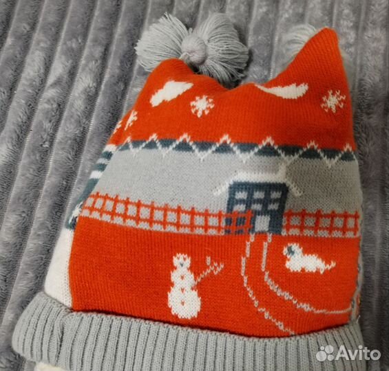 Шапка зимняя детская