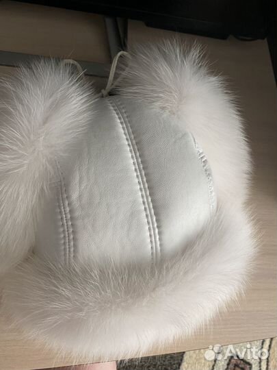 Шапка с ушами зима писец отделка