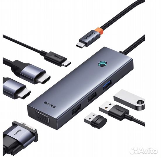 Usb хаб type C baseus 7 в 1