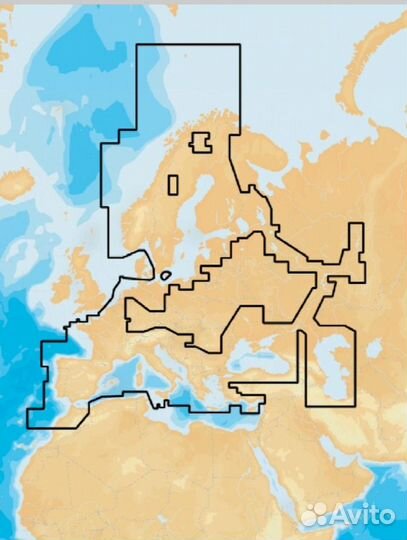 Карта глубин Navionics для смартфона и картплотера