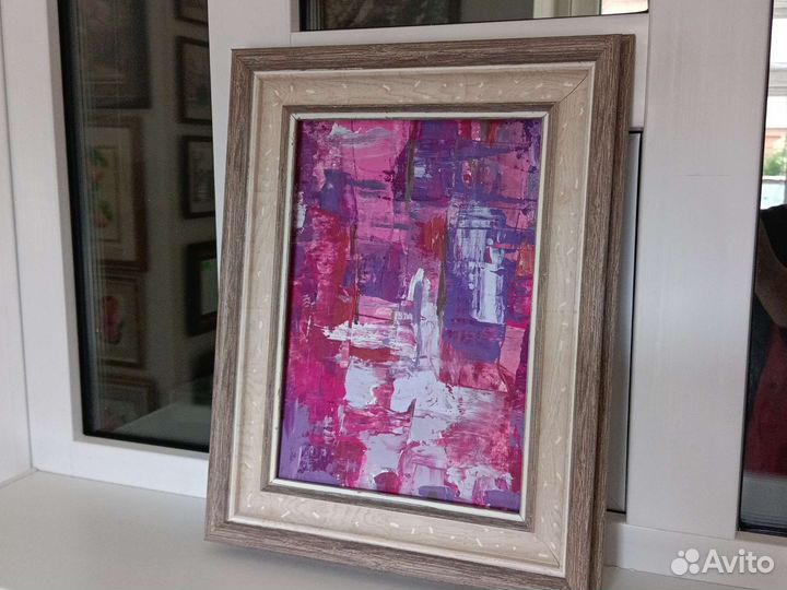 Картина акрил на картоне