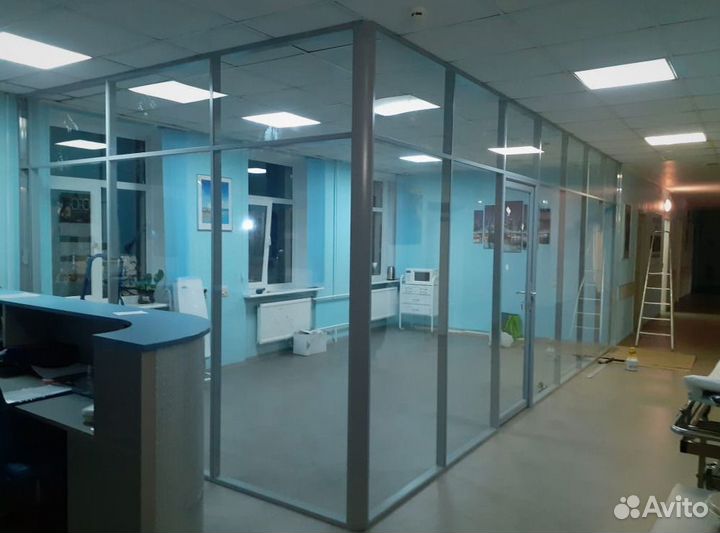 Офисные стеклянные перегородки