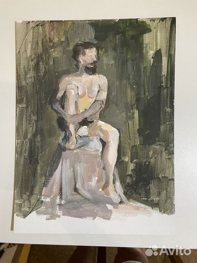 Картина маслом этюд