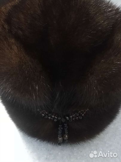 Шапка норковая женская