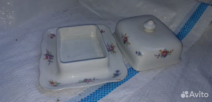 Масленка фарфор