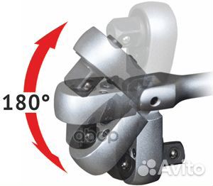 Трещотка с квадратом 1/4, шарнирная 39