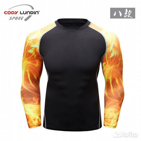 Рашгард для мма cody lundin огонь (р. XXL)