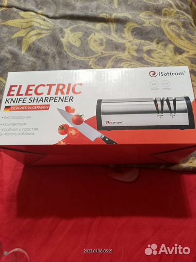 Точилка для ножей и ножниц.на аккумуляторе