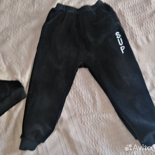 Костюм велюр тёплый, 110