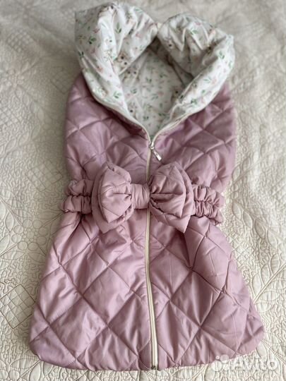 Конверт на выписку для девочки демисезонный