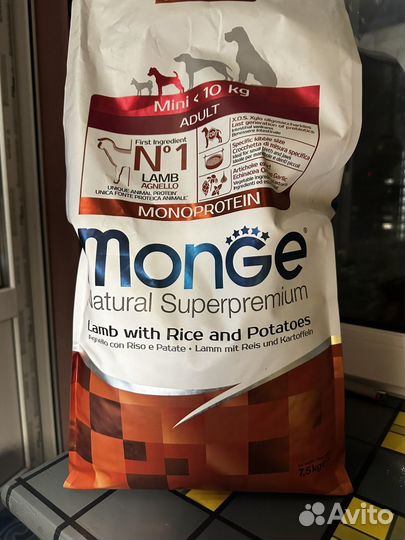 Корм для собак monge